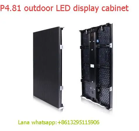 TEEHO P4.81 6pcs/lot outdoor 500*1000mm LED Display DieCast Cabinet panel led videowall rental advertising wedding hotel stadium |