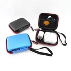 Компактная квадратная дорожная сумка для хранения цифровых аксессуаров для наушников и дисков, Портативная сумка для электронных гаджетов