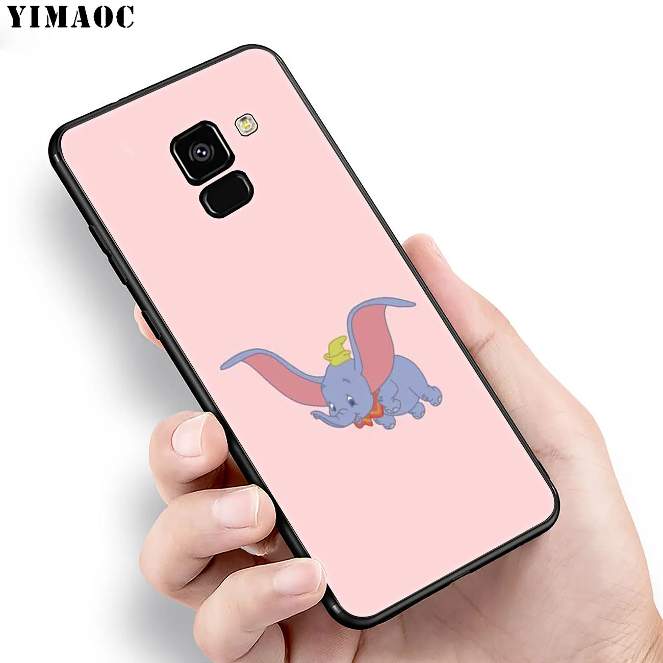 YIMAOC цветок Бесконечность на фиолетовом мягком силиконовом чехле для Samsung Galaxy A6 A9