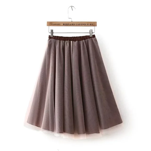 Hot Sale Salas Femininas Women Autumn Summer New European And American Style Tutu Gauze Casual Free Size Skirts Female | Женская одежда