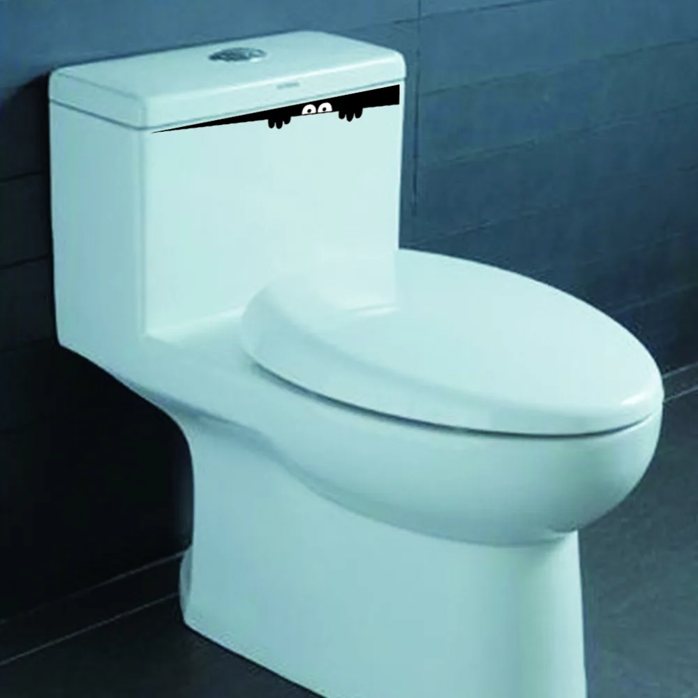 Бесплатная доставка: Подглядывание Туалет плакат Водонепроницаемый можно