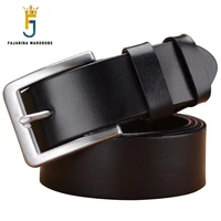cukup new luxury brand designer top quality genuine leather belt vintage wide stainless steel pin buckle belts for men nck624