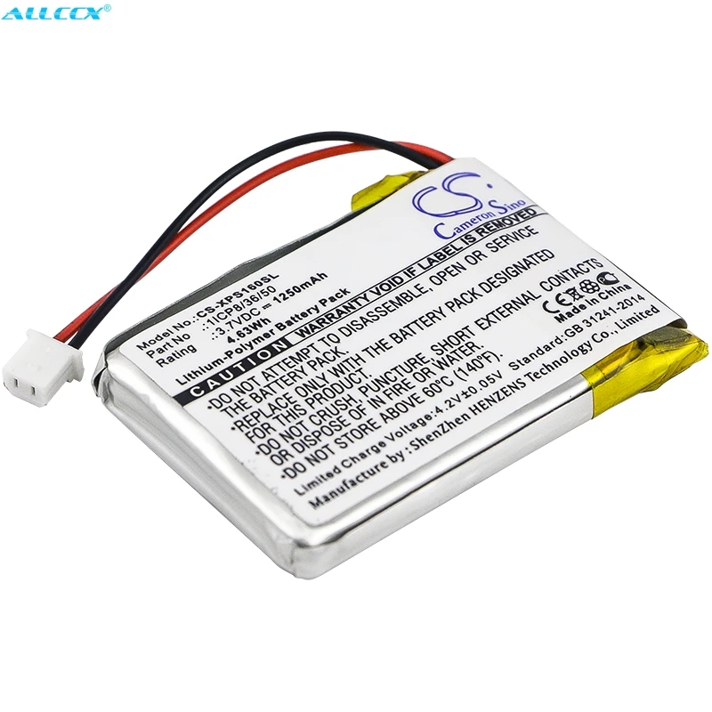 Аккумулятор Cameron Sino 1250 мАч 1ICP8/36/50 для GPS 160 X SkyPro|Цифровые аккумуляторы| |