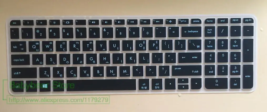 Для HP Pavilion ENVY 15 OMEN 17 игровой ноутбук ab ** tx ac серия корейский дюймов силиконовый