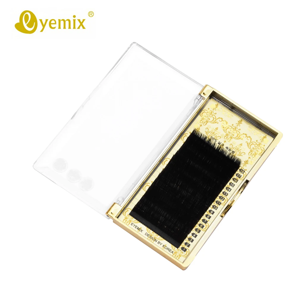 1 лоток/партия высокое качество новые шелковые ресницы для наращивания 18