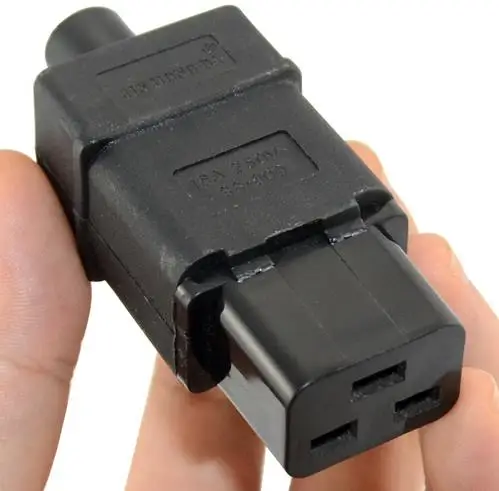 PDU UPS 16A 250VAC IEC 320 C 19 plug C19 сделай сам штекер connector female Connector|connector rj|connector panelc19 power |