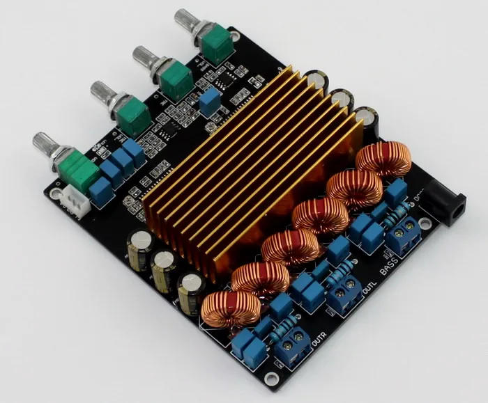 

DC24V STA508 2.1 digital power amplifier board (160W+80W+80W)