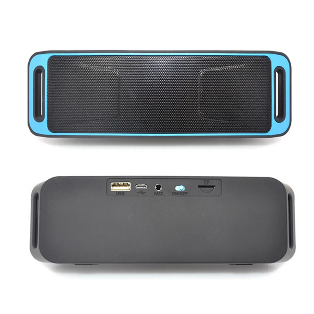 Bluetooth динамик беспроводной портативный стерео звук глубокий бас 6 Вт система MP3