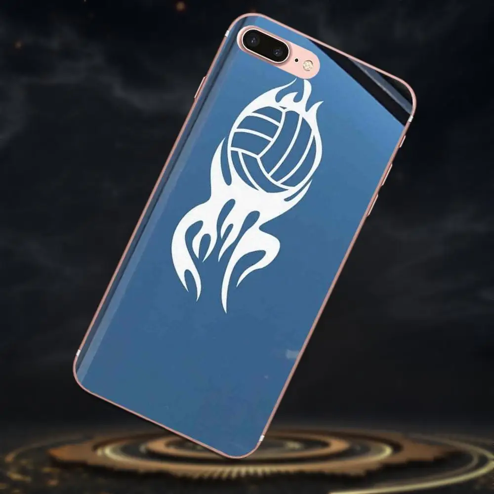 Volleyball Logo Blue-green TPU Fashion Cell Case For Galaxy J1 J2 J3 J330 J4 J5 J6 J7 J730 J8 2015 2016 2017 2018 mini Pro | Мобильные