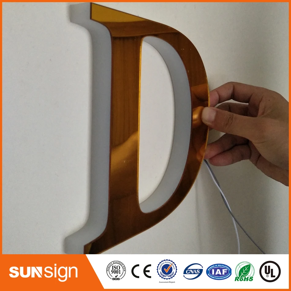 Горячая Распродажа Матовая нержавеющая сталь меняемые цвета RGB подсветка цифры и