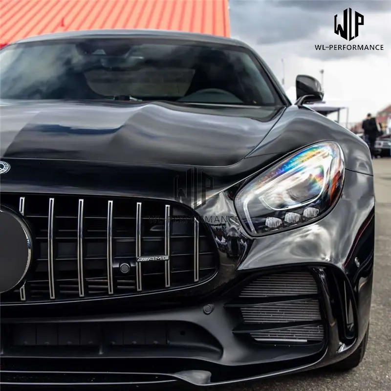 Высококачественный передний бампер из углеродного волокна/FRP upained GT GTS AMG для Mercedes