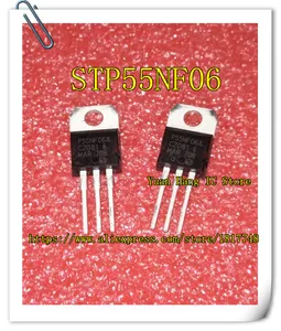 100PCS/LOT STP55NF06L STP55NF06 P55NF06L P55NF06 50A 60V TO-220 Field effect MOS tube