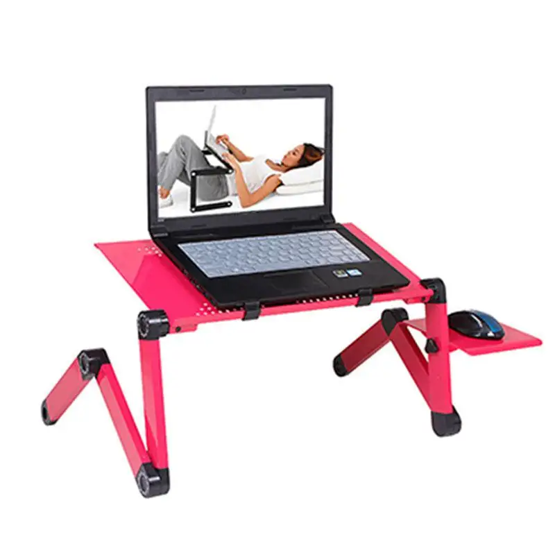 360 Degree Adjustable Laptop Table Portable Foldable Desk On Bed Stand Tray With Cooling Fan | Компьютеры и офис