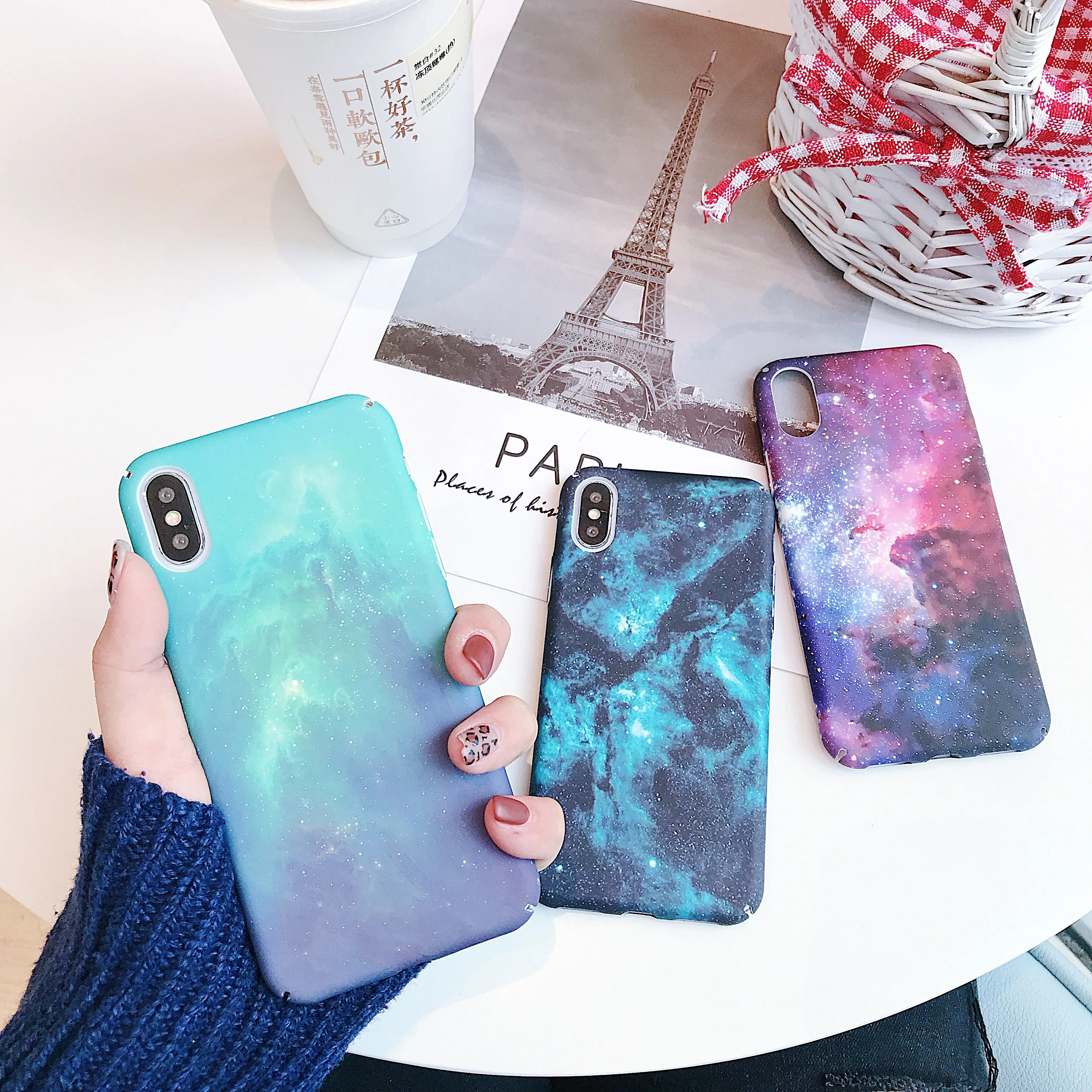 KISSCASE светящийся телефон чехол для iPhone 7 6 8 Plus XR задняя крышка 6S X XS Max звездное небо