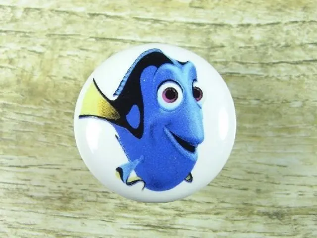 

10Pcs Drawer Knob Pull M/w Kids King Fish Dolly