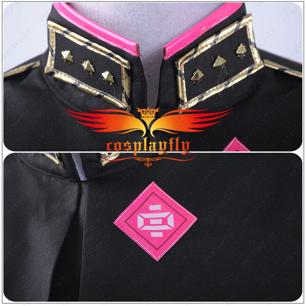 Anime Japanese Voice Actor Division Rap Battle Otome Tohoten Cosplay Costume Military Uniform Trench Jacket Armlet Halloween |