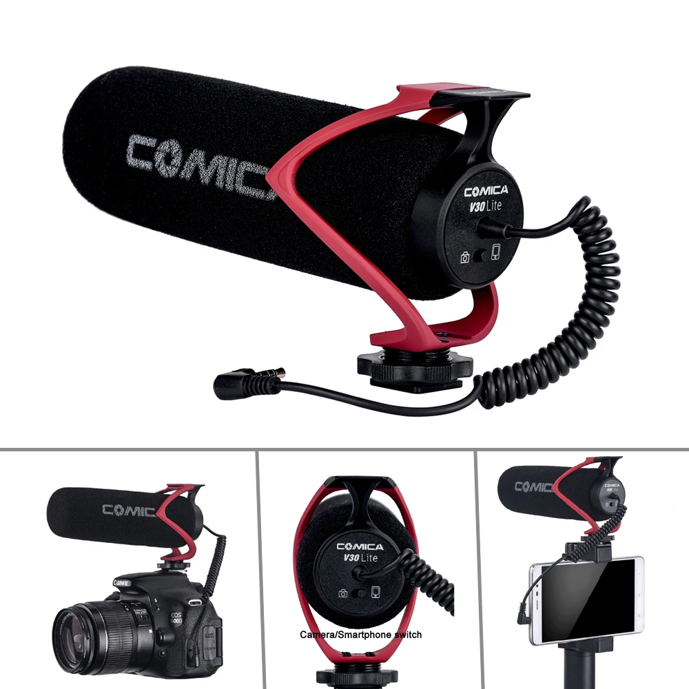 Микрофон для видеоконференции COMICA V30 LITE кардиоидный микрофон интервью с