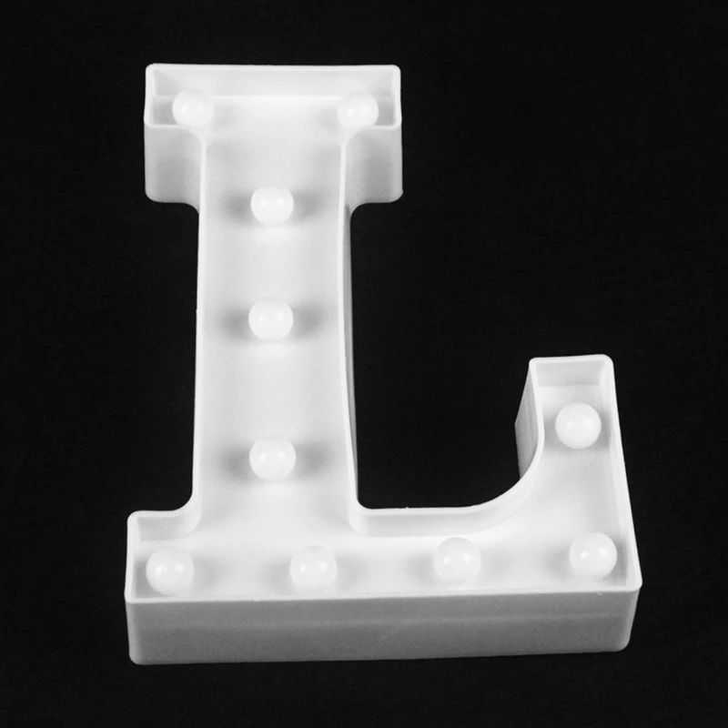 Светящийся светодиодный ночник с буквенным принтом креативный светильник