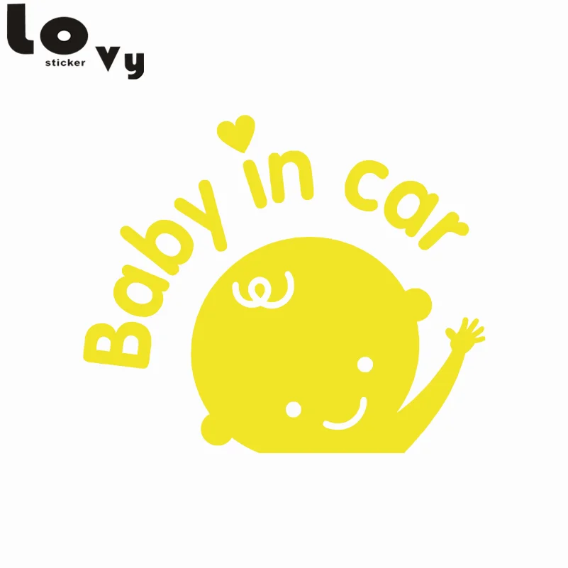 Милый ребенок в машине/ребенок на Борде автомобиля стикер Предупреждение
