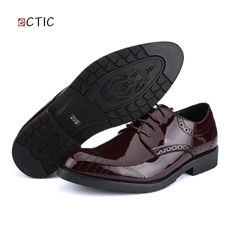 Новинка 2017 года Мужские туфли в стиле стимпанк ретро Блестящие модельные из
