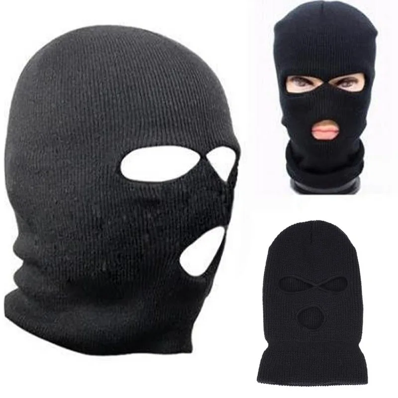 

NEW Black THINKTHEDO Neck Winter Ski Full Face Mask Cover Hat Cap