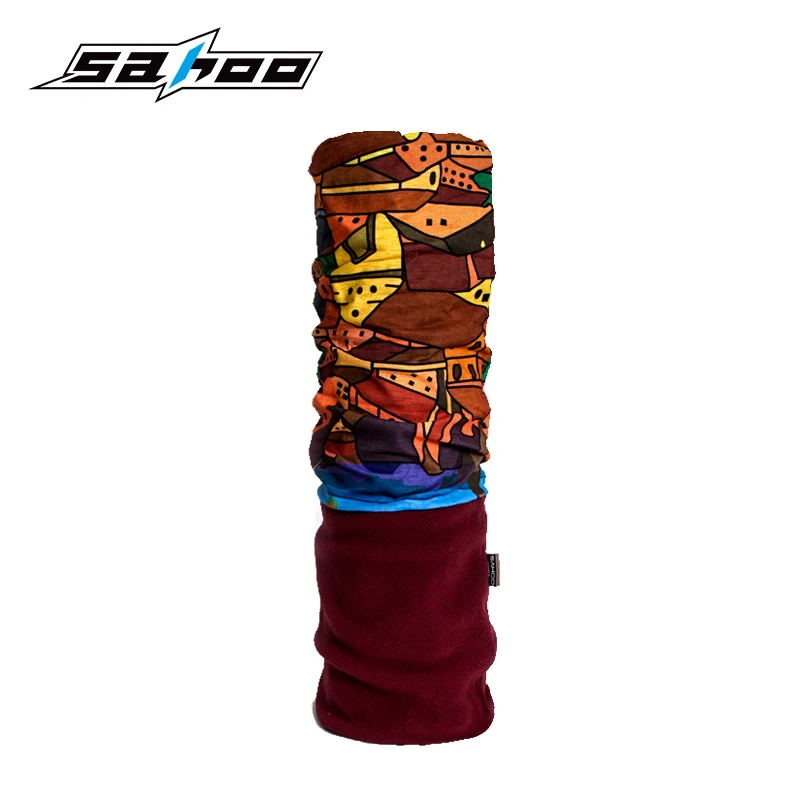 SAHOO Спорт на открытом воздухе Зимние флисовые Велосипеды маска шарф велосипед