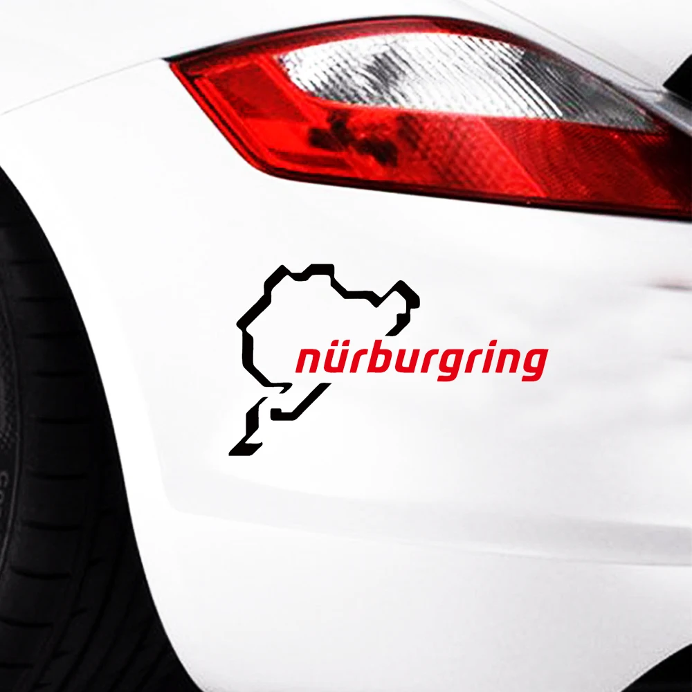 Забавная виниловая наклейка Nurburgring Jdm гонка на окно автомобиля декоративная