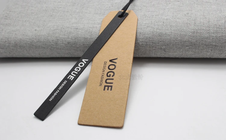 Бирки из крафт-бумаги печать на заказ подвесная бирка для одежды ценников