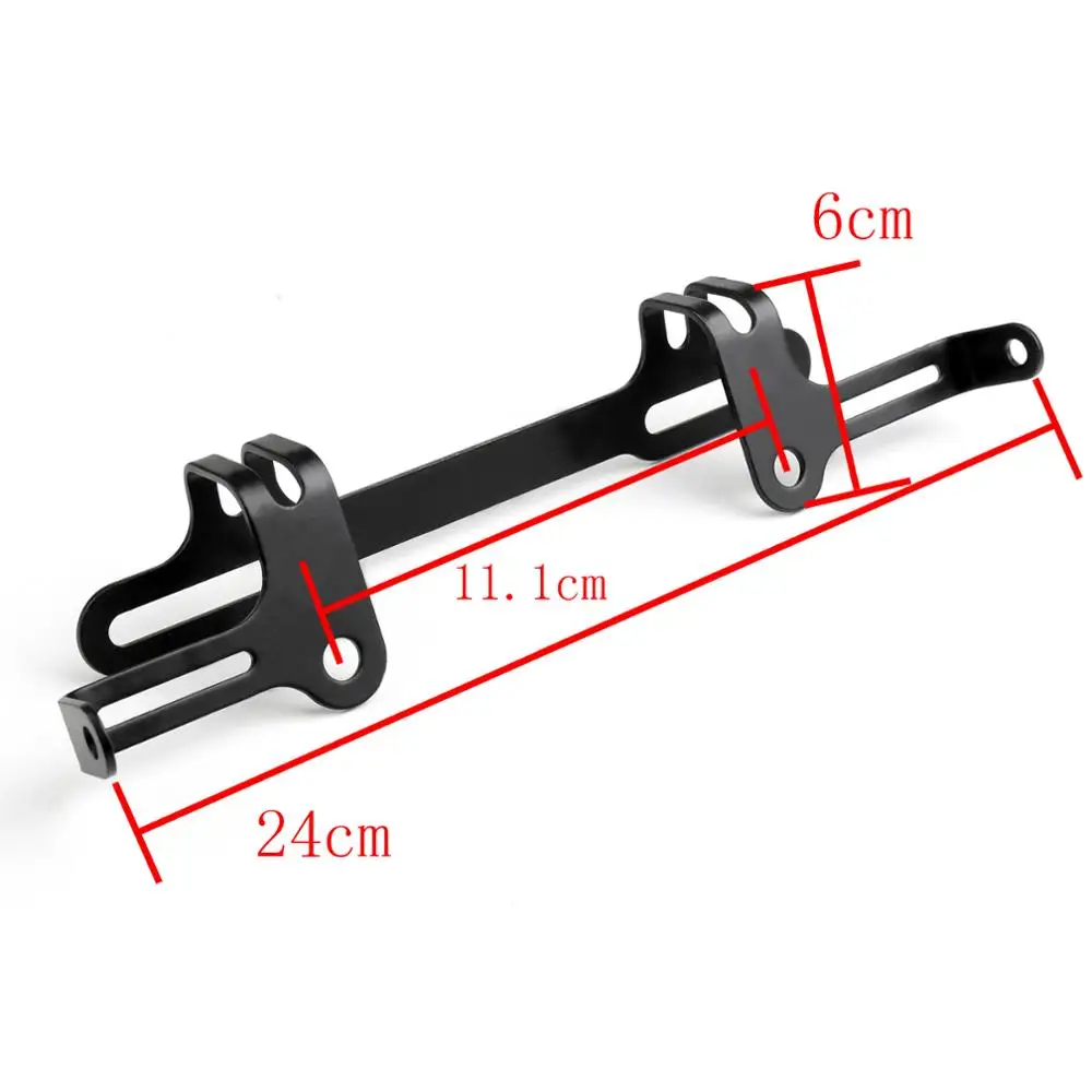 Artudatech Universal Black License Plate Bracket Mount Frame For Honda CBR600RR 1000RR | Автомобили и мотоциклы