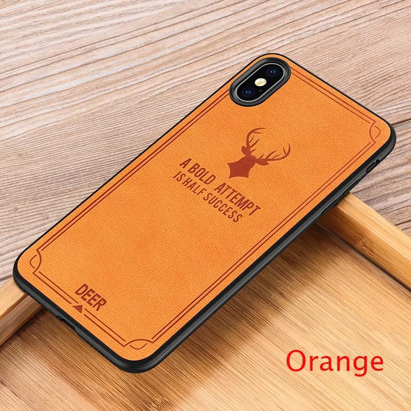 Suntaiho Мягкий ТПУ Край холщовый чехол для телефона iPhone 7 Чехол XS MAX 6s plus XR 8 X