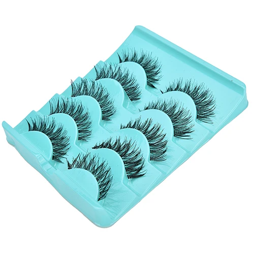 5 пар искусственных ресниц ручной работы для макияжа искусственные