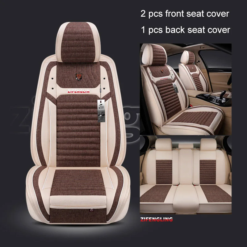 Version A 5 сидений(передние+ задние) чехол для автокресла для Ford Edge Mondeo Ecosport Focus kuga, Land Rover Freelander 2 - Название цвета: Version A