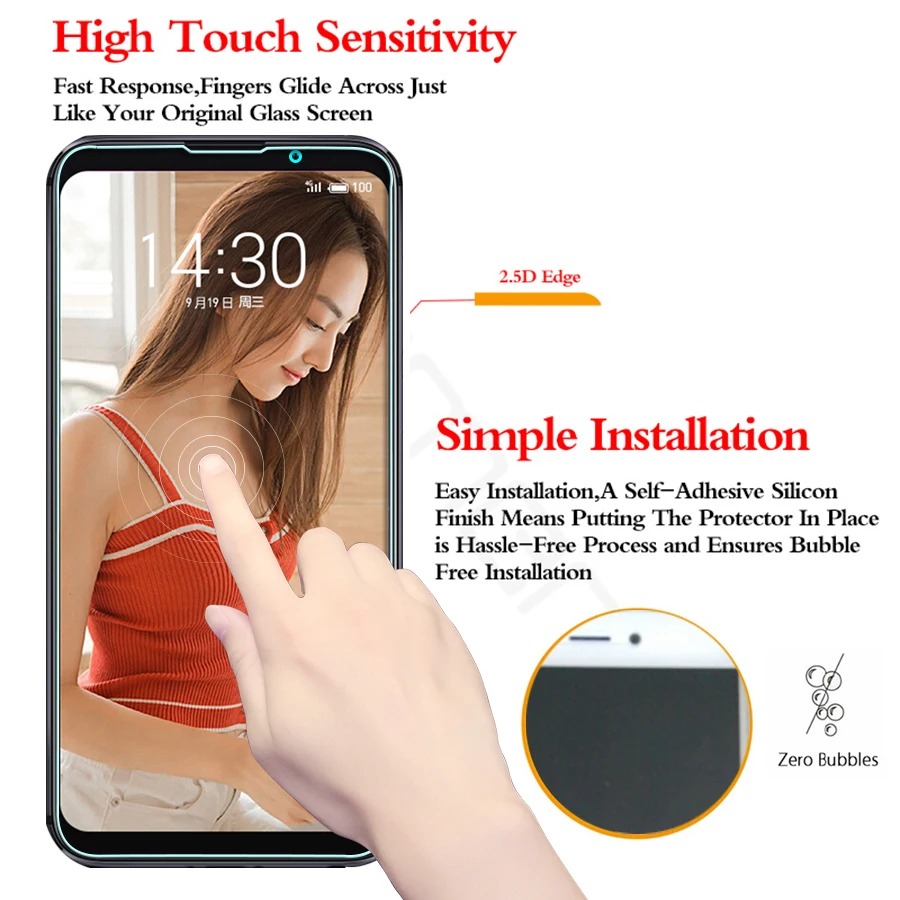 Для Meizu M6 Note 16x15 Pro 7 M6s X8 2.5D закаленное Стекло Ясно Защитная пленка против царапин