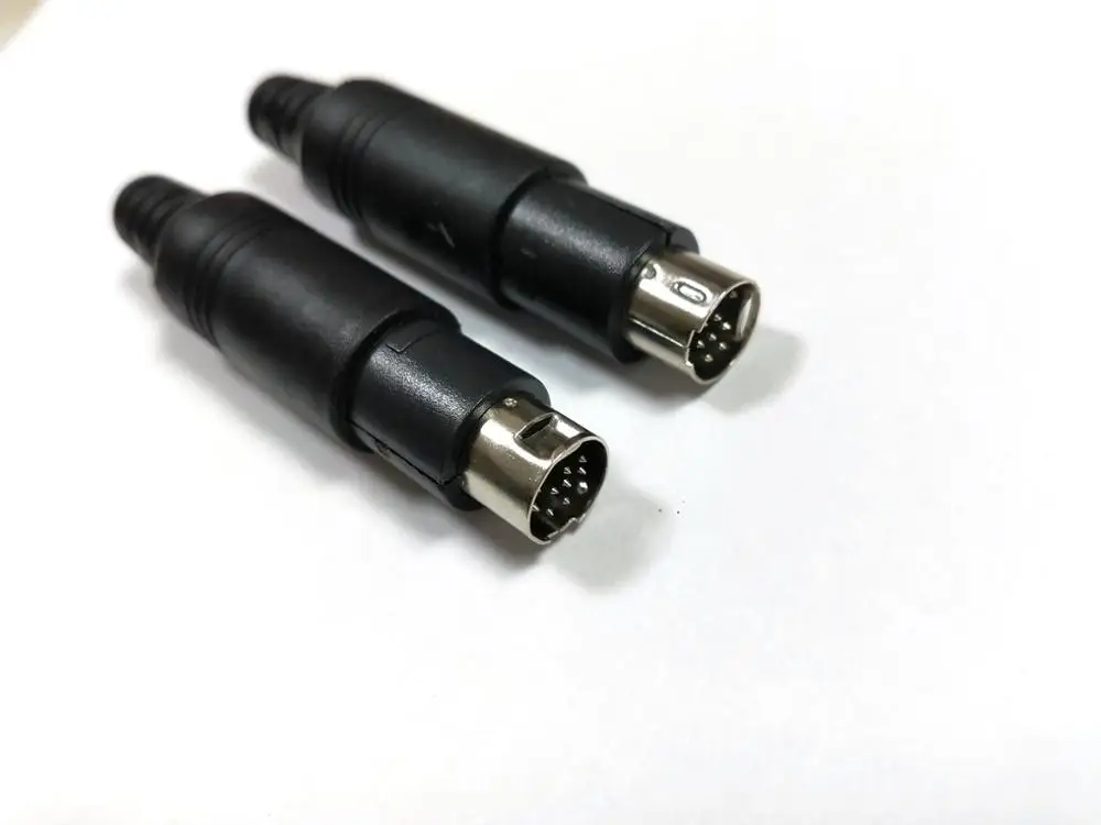 10 шт./партия 9 контактные разъемы Mini DIN|Соединители| |