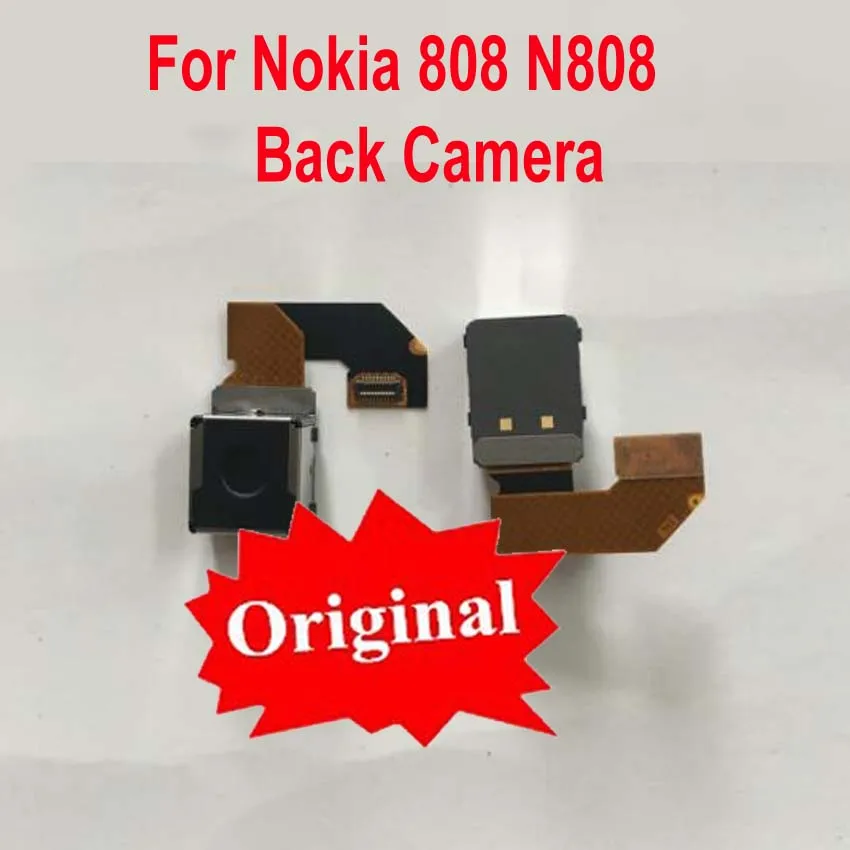 100% оригинальная лучшая задняя камера для Nokia 808 N808 большой основной модуль камеры