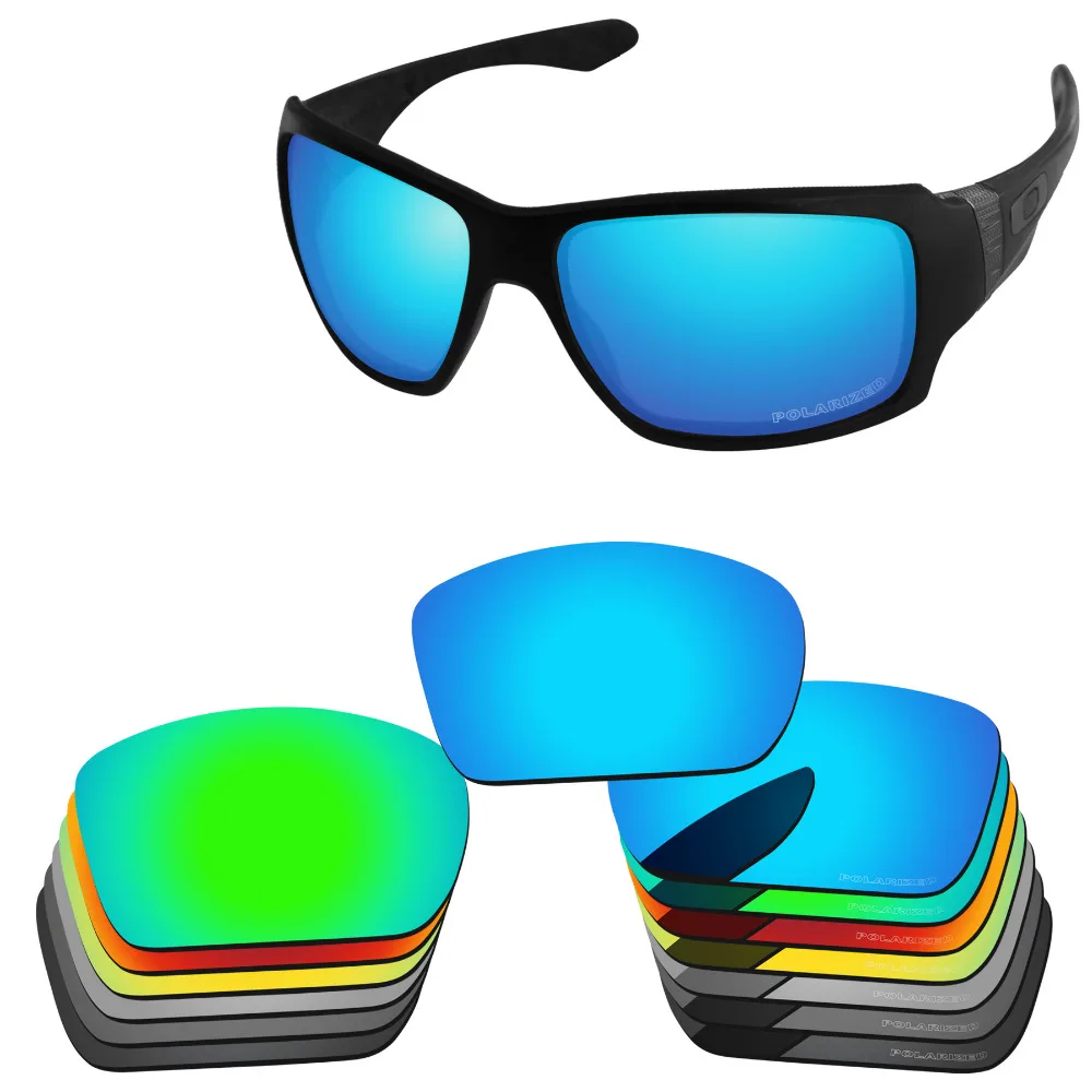 Bsymbo Polycarbonate Polarized Replacement Lenses For-Oakley Big Taco Sunglasses - Multiple Options