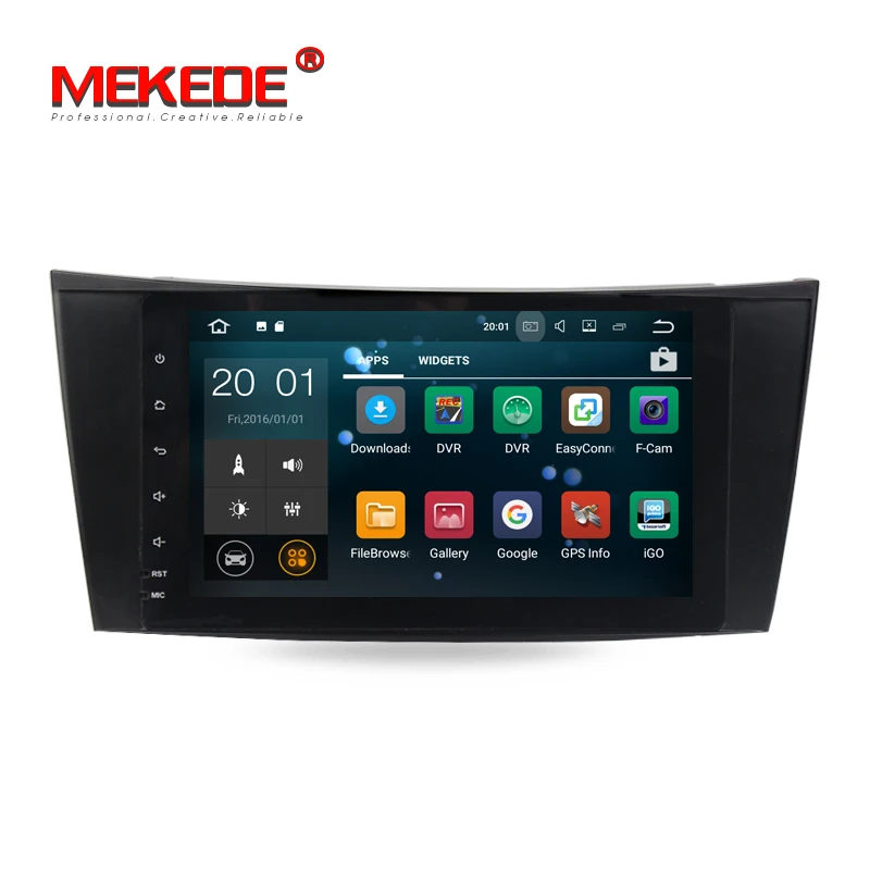 8 дюймовый Quad core Android 7 1 dvd плеер автомобиля радио для Mercedes Benz/E Class/W211 /CLK/W209/W463/W219 с gps