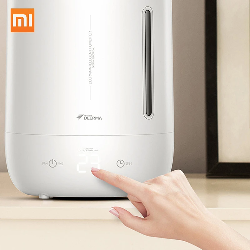 Xiaomi DEERMA DEM F600 Air Humiditier ароматерапия сенсорный экран очищающий 5L Регулируемый
