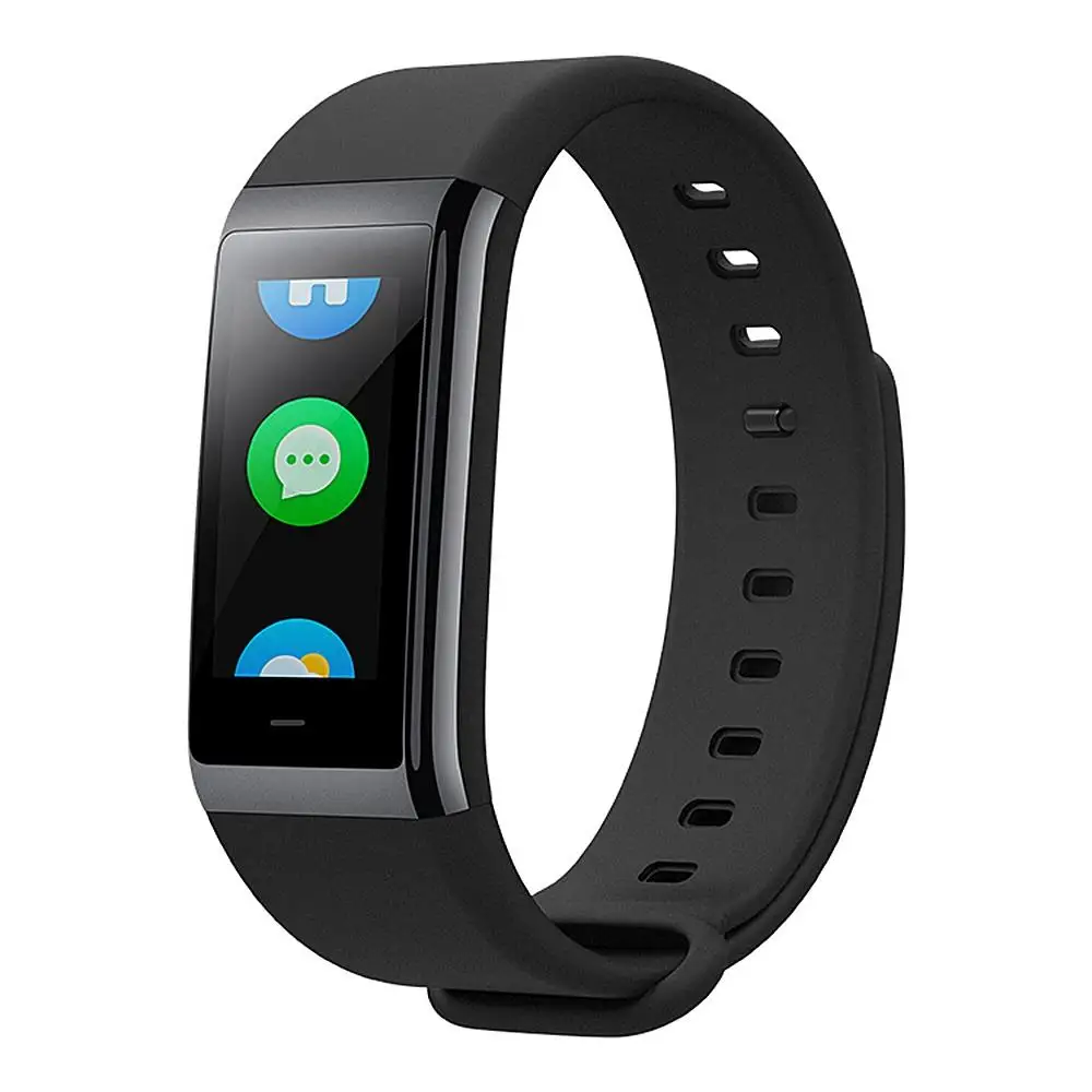 Black Международная версия Huami Amazfit Cor MiDong умный Браслет 5ATM водонепроницаемый 2.5D цветной ips сенсорный экран умный Браслет - Цвет: Black