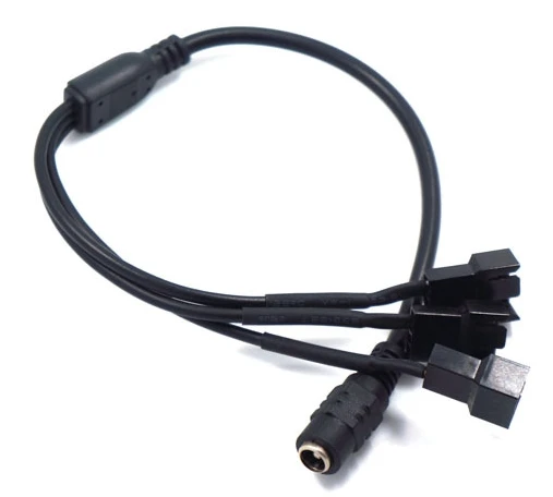 

DC 5521 to 4pin hub connector 1 female to 3 female