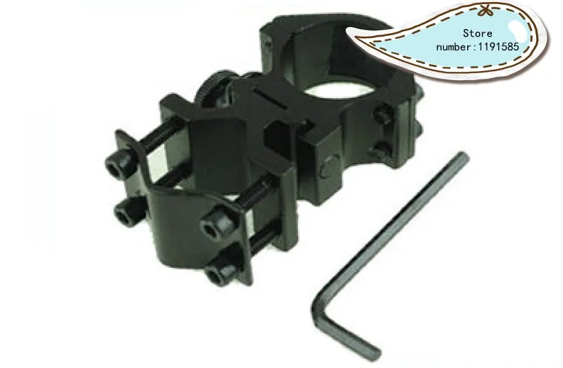 

25mm Ring and 20mm Rail Action Tactical Flashlight Laser Torch Barrel flashlight Bracket Scope Mount