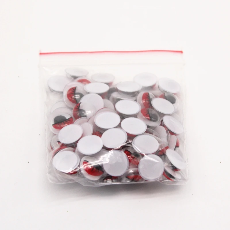 100 шт. разноцветные пластиковые глаза для подвижного глазного яблока 6/7/8/10/12