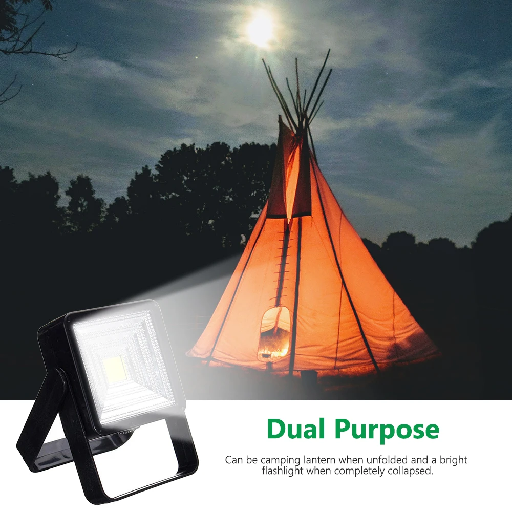 Светодиодный светильник на солнечной батарее 5 Вт портативный Точечный