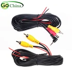Видеокабель iaotuGo 6 м 2,5 мм JackRCA для GPS-навигатора, 6 М 4-контактный видеокабель для автомобильного видеорегистратора, 4-контактный видеокабель-удлинитель