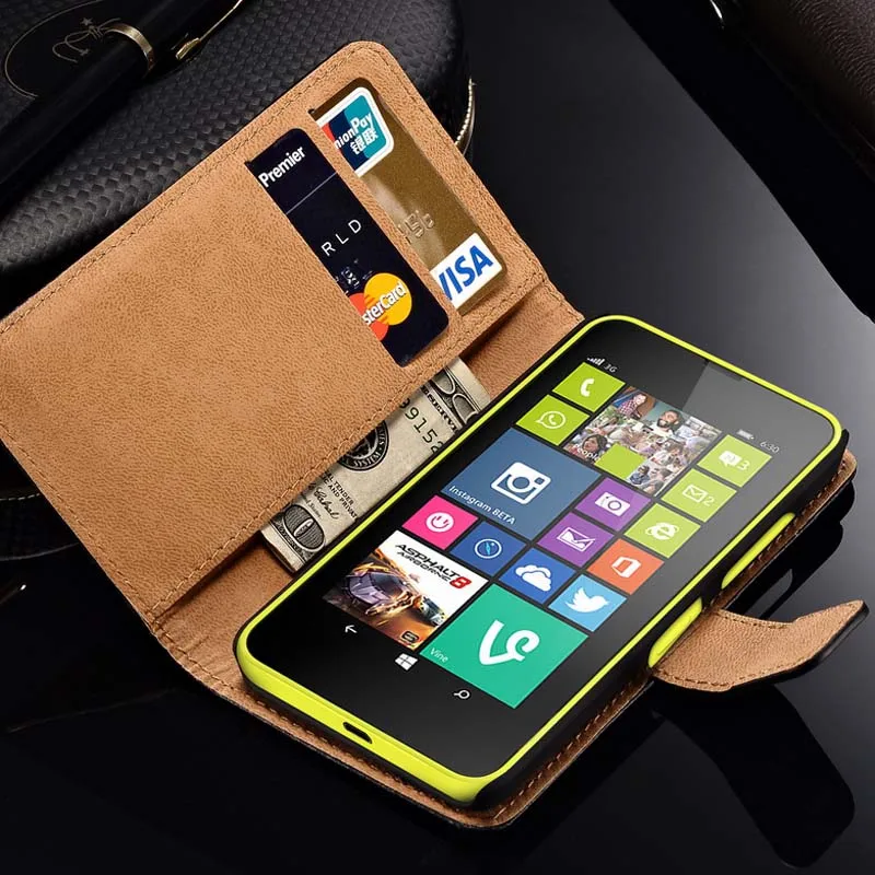 Чехол для Nokia Lumia 1520/1320/920/830/640/630/535 Флип PU кожаный бумажник чехол телефона