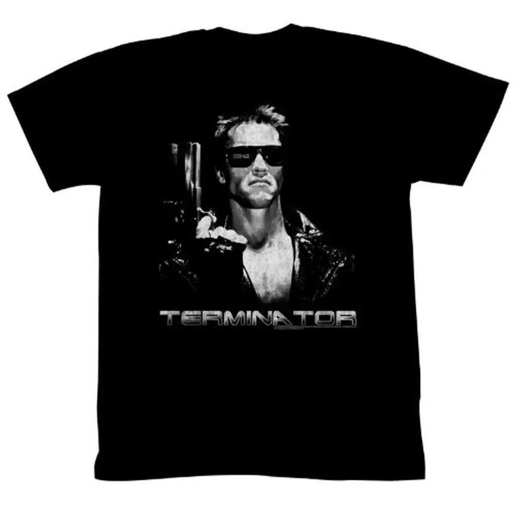 Мужская свободная футболка The Terminator Terminate Арнольд Шварценеггер|Мужские футболки|