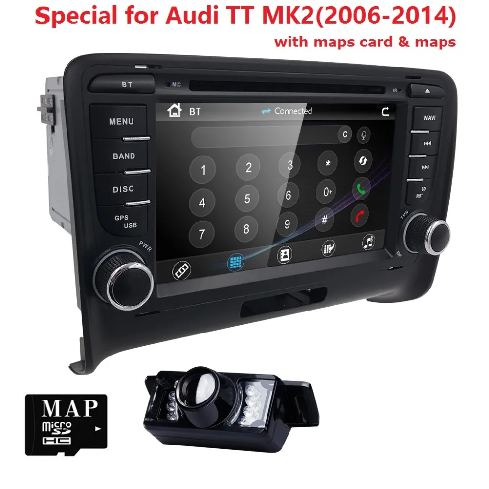 7 &quotдвойной din Авторадио 2 для AUDI TT MK2 Мультимедиа стерео радио gps Аудио Видео 2006 2014