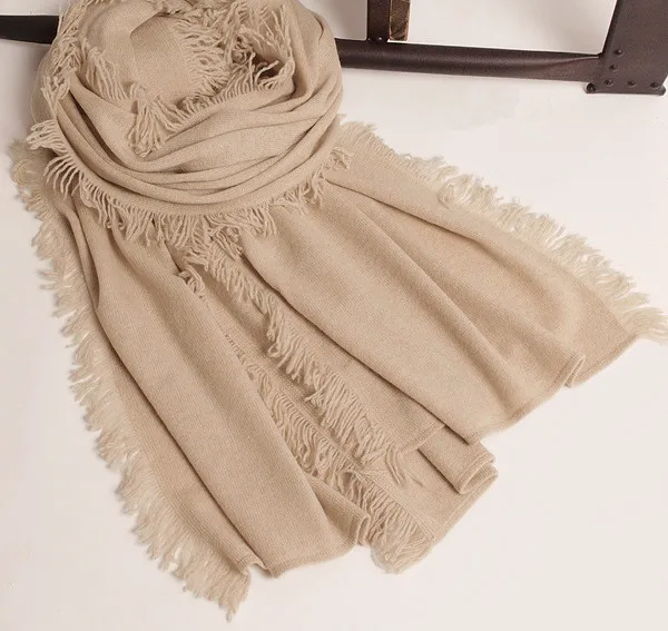 

Шарф-шаль женский из 100% кашемира, 75x215 см
