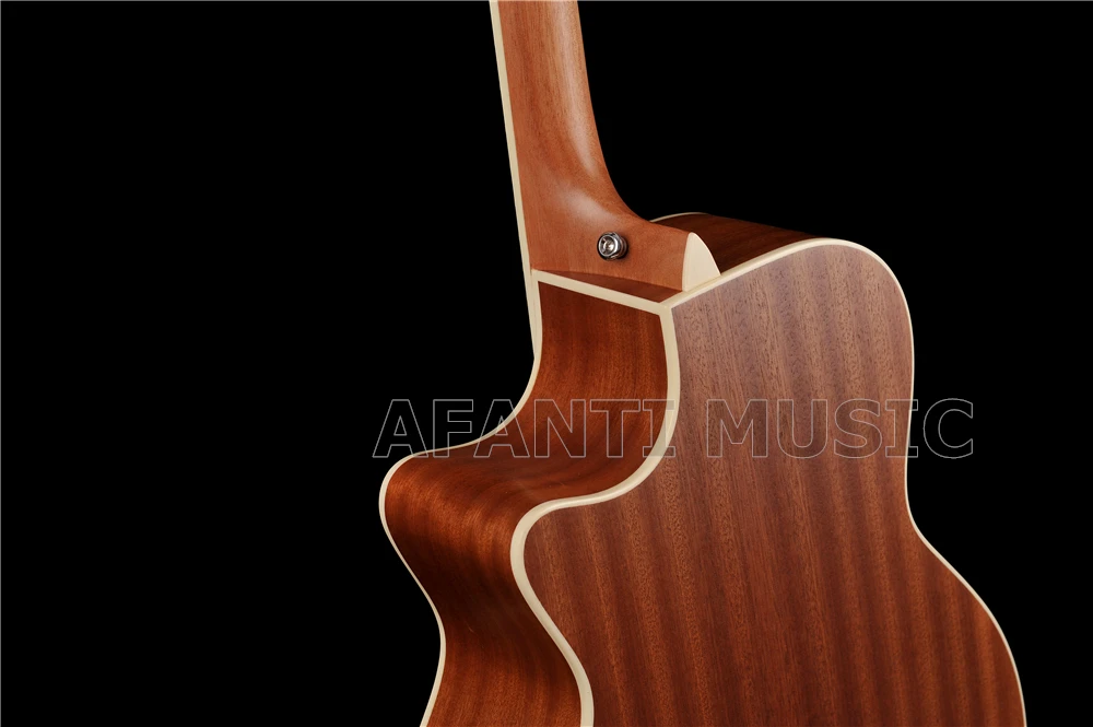 41 дюймов Акустическая/Solid Paulownia Топ/Сапеле сзади и по бокам/AFANTI акустической