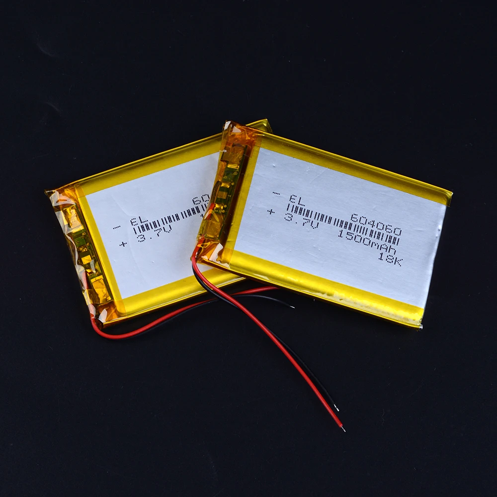 604060 3 7 V 1500 mAh Перезаряжаемые литий полимерный ионный Батарея для MP3 MP4 игровой Мышь
